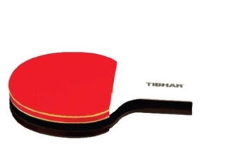 Tibhar Midibat met 2 zijden rubber