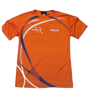 Tibhar Nederlands team T-shirt Radius oranje