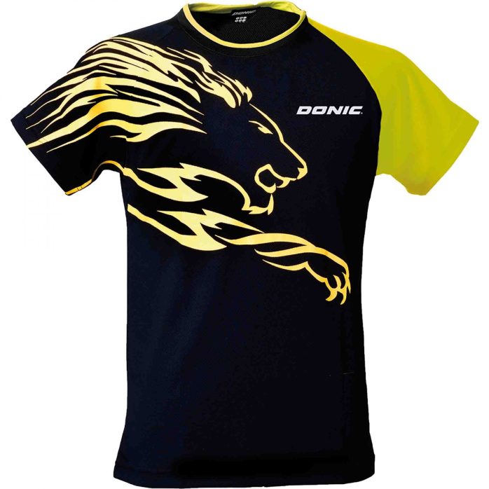 Lion t-shirt zwart-geel