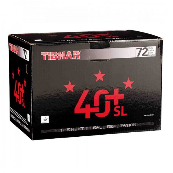 Tibhar Basic *** 40+ SL Per doos (72) plastic Tibhar Basic *** 40+ SL Per doos (72) plastic