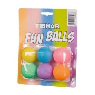 Tibhar Fun balls 1-kleurig (blister 6 stuks) Tibhar Fun balls 1-kleurig (blister 6 stuks)