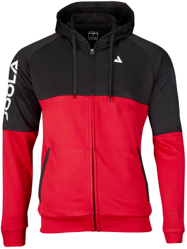Joola Performance hoodie rood-zwart Joola Performance hoodie rood-zwart