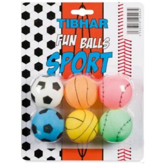 Tibhar Fun balls Sports (blister 6 stuks)