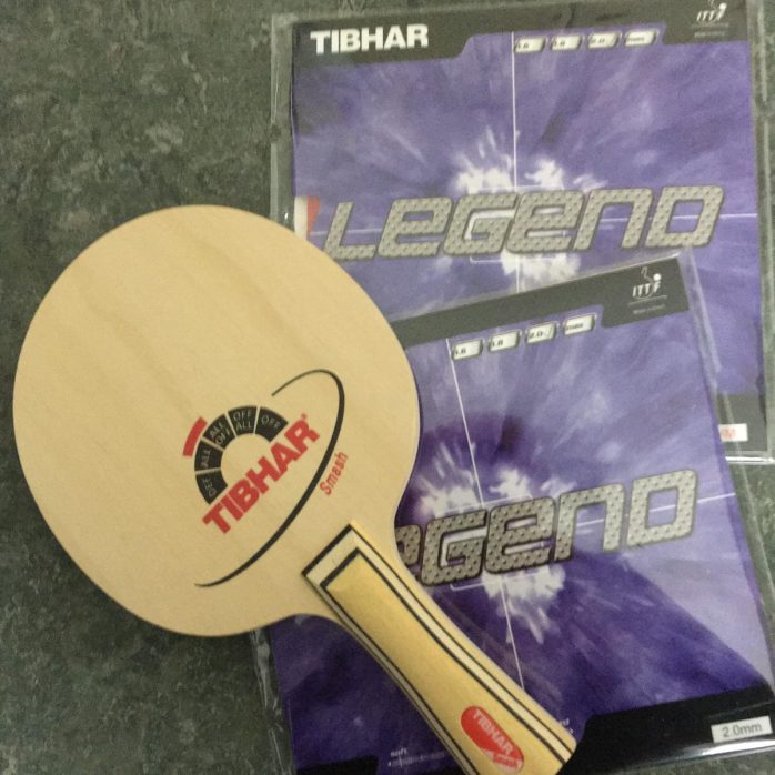 Tibhar Smash Frame met 2-zijden Tibhar Legend-0