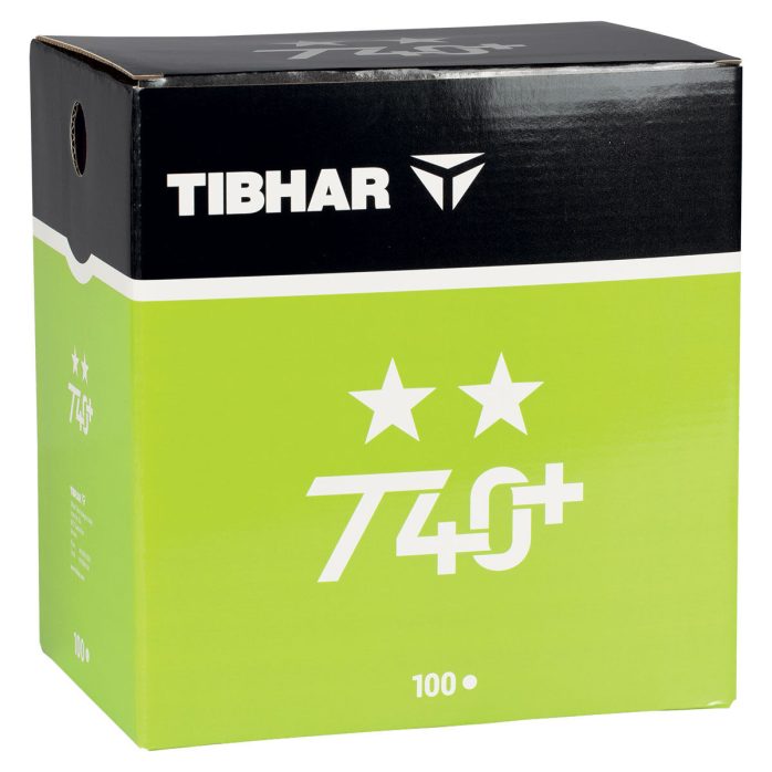 Tibhar Tafeltennisbal T40+ 2ster Doos 100 stuks-0